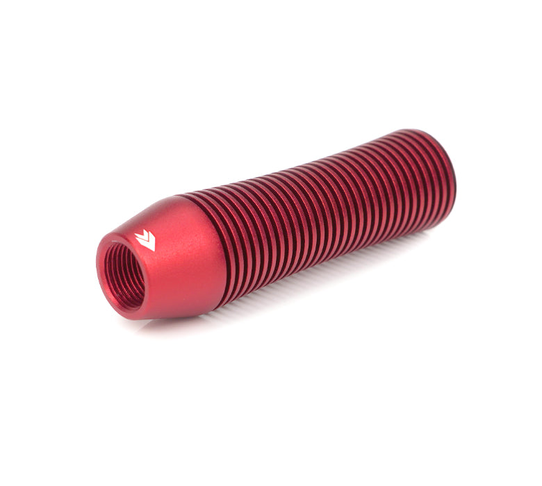 NRG Shift Knob Heat Sink Curvy Short Red - 0