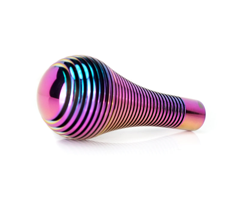 NRG Shift Knob Heat Sink Bubble Head Short Neo Chrome - 0