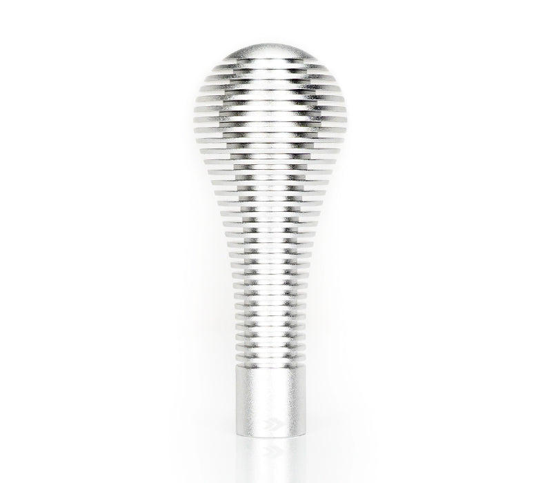 NRG Shift Knob Heat Sink Bubble Head Short Silver