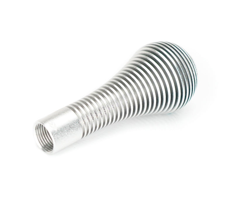 NRG Shift Knob Heat Sink Bubble Head Short Silver - 0