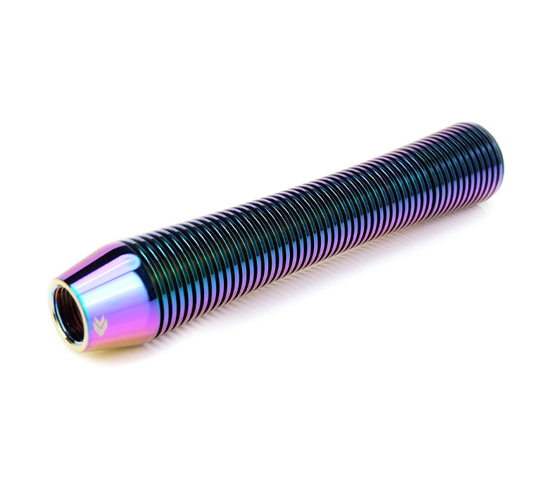 NRG Shift Knob Heat Sink Curved Long Neo Chrome - 0