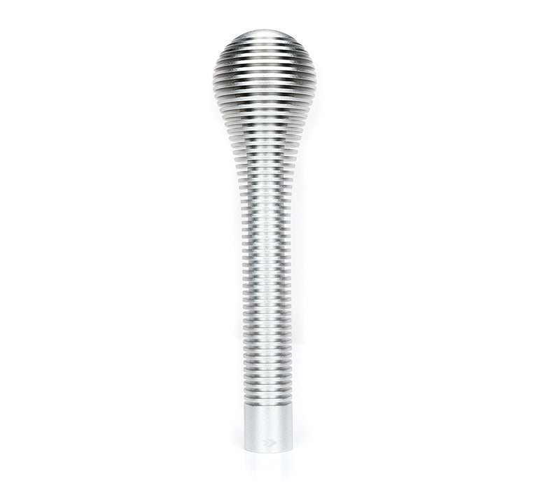 NRG Shift Knob Heat Sink Bubble Head Long Silver