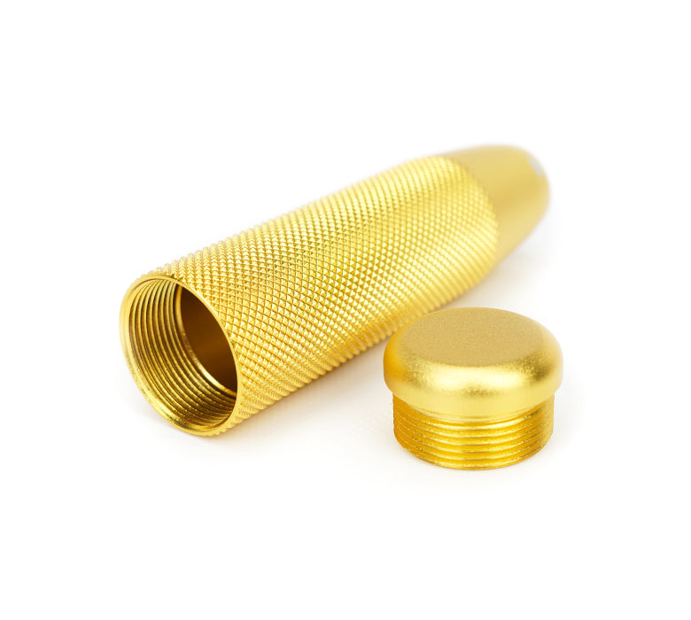 NRG Shift Knob Knurl Hidden Gem Short Gold - 0