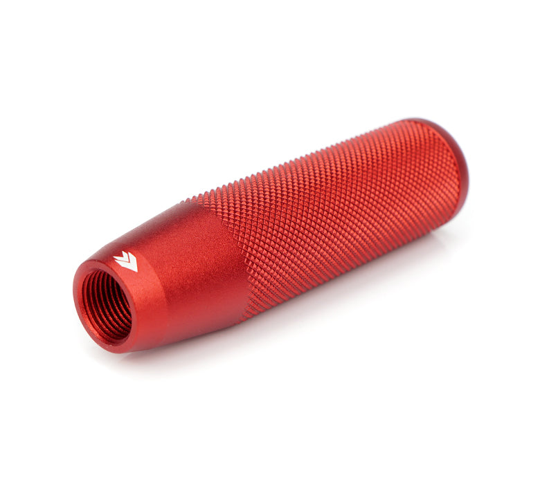 NRG Shift Knob Knurl Hidden Gem Short Red