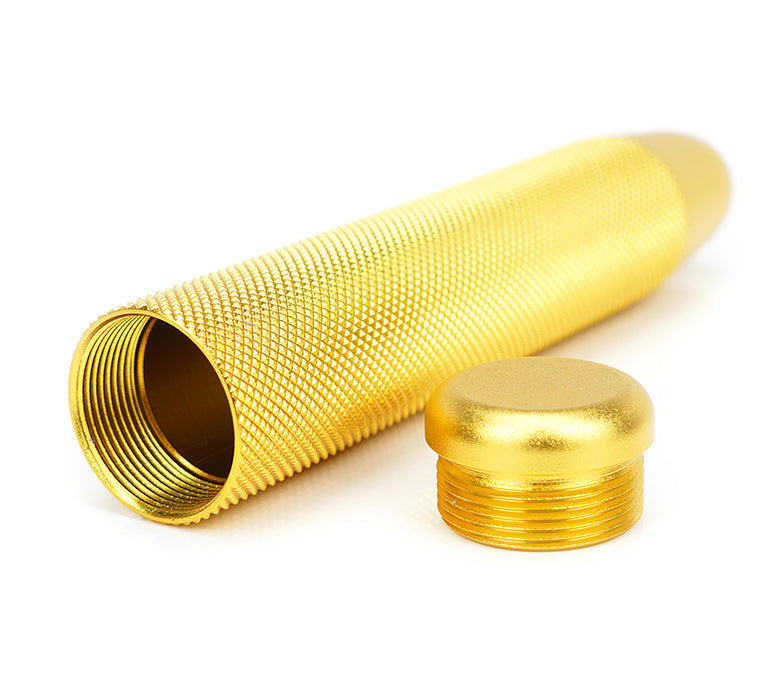 NRG Shift Knob Knurl Hidden Gem Long Gold - 0