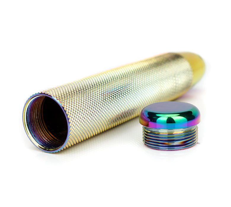 NRG Shift Knob Knurl Hidden Gem Long Neo Chrome - 0