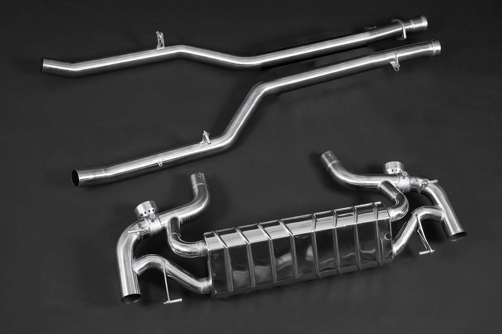 Mercedes SLS AMG - Valved Exhaust System & Mid-Pipes (Incl. Remote)