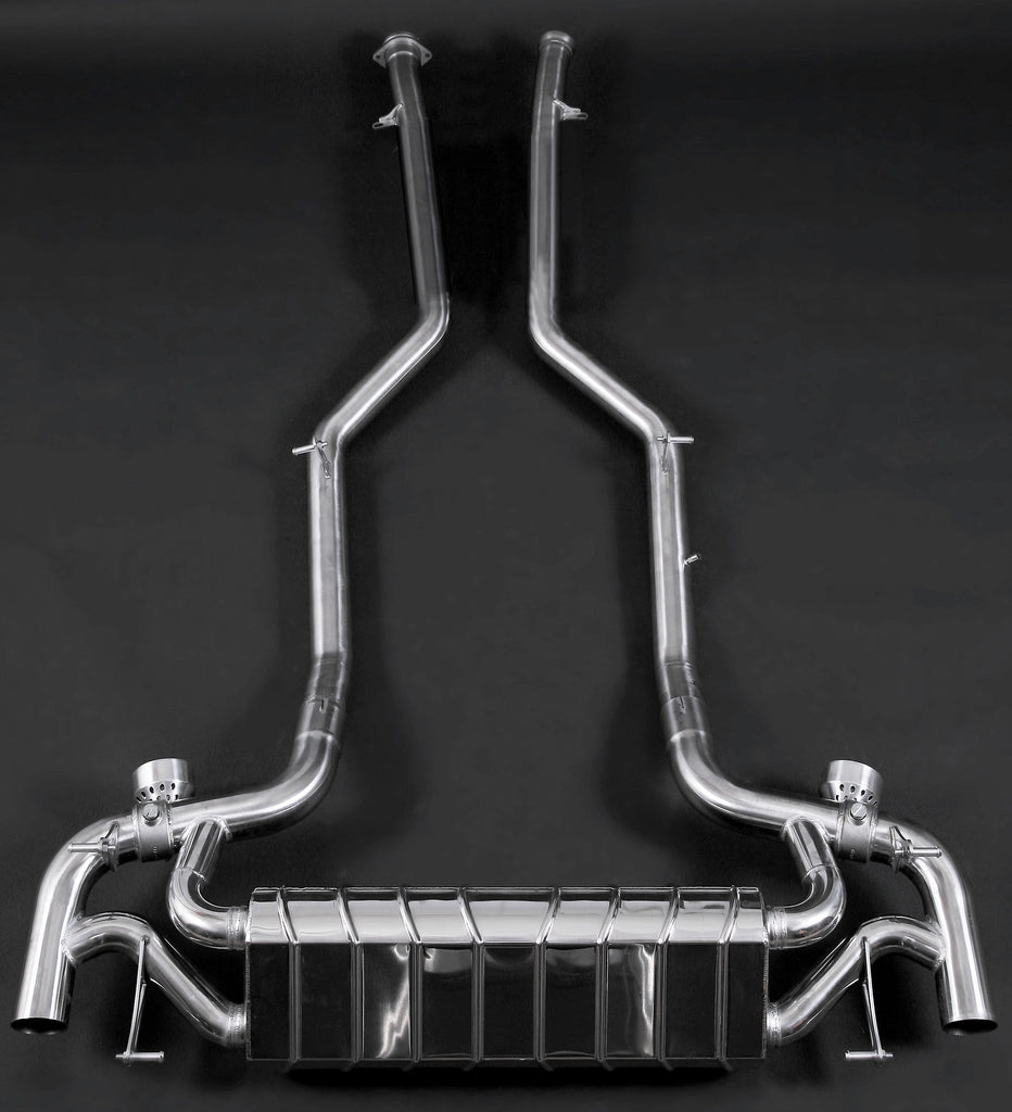 Mercedes SLS AMG - Valved Exhaust System & Mid-Pipes (Incl. Remote)