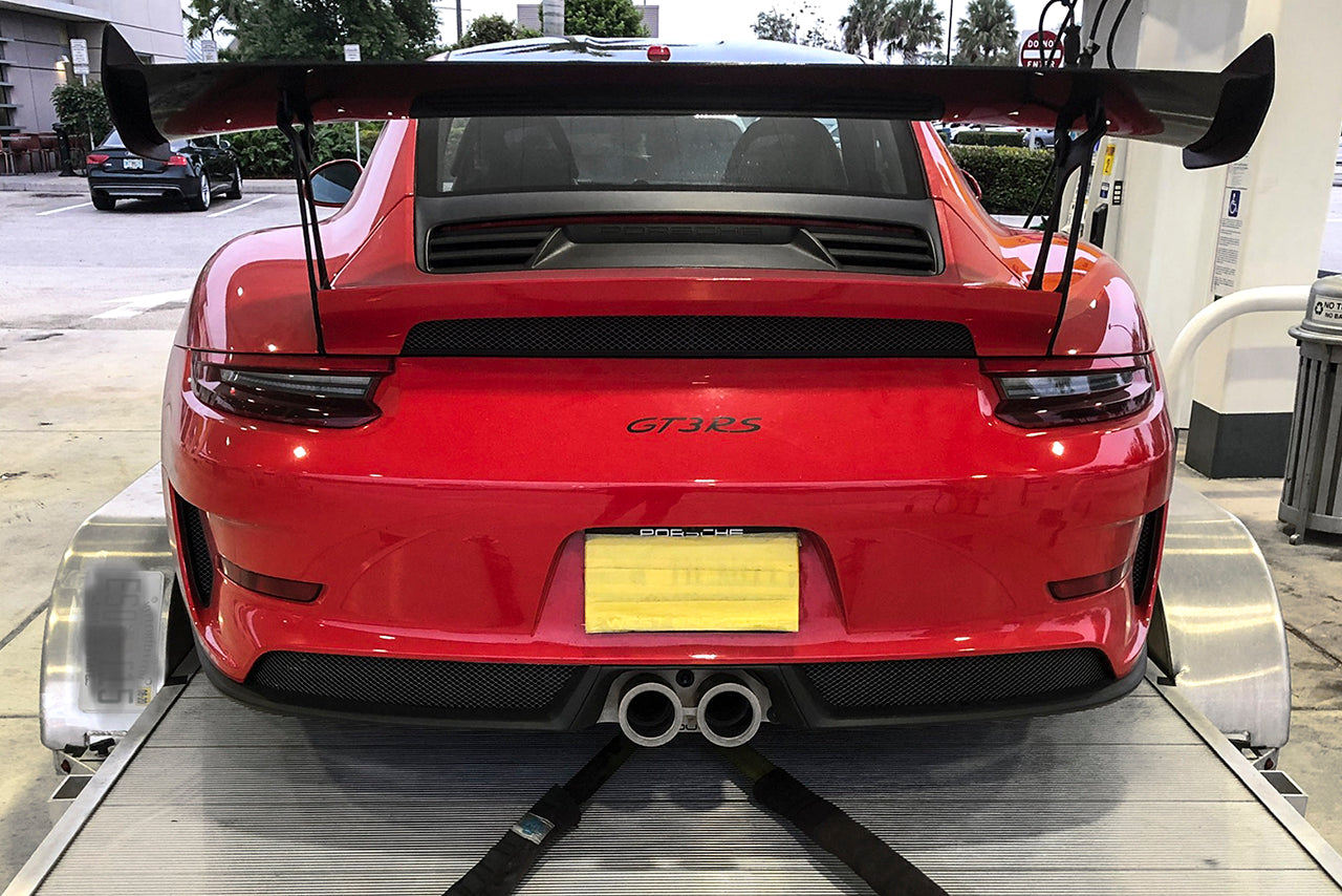 Porsche 991 GT3 / GT3 RS Bolt-On Resonated Turn Down Exhaust Tips