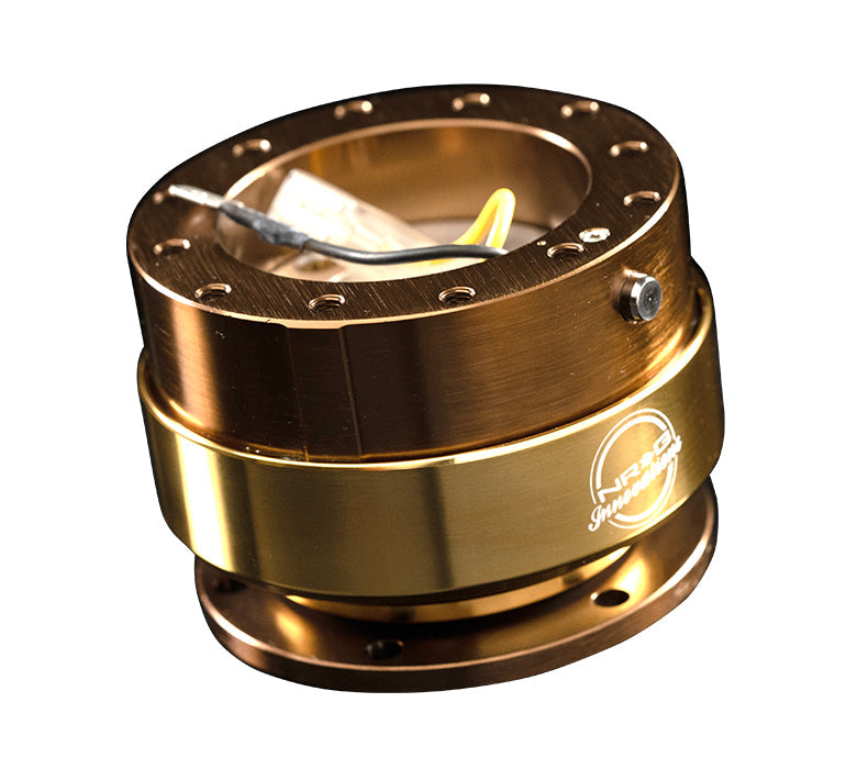 NRG Quick Release Gen 2.0 - Bronze Body / Chrome Gold Ring