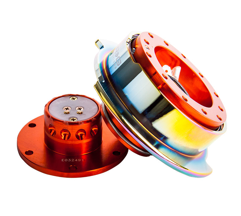 NRG Quick Release Gen 2.5 - Orange Body / Neochrome Ring - 0