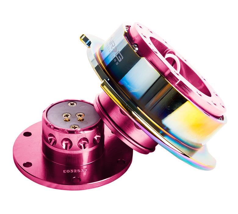 NRG Quick Release Gen 2.5 - Pink Body / Neochrome Ring - 0