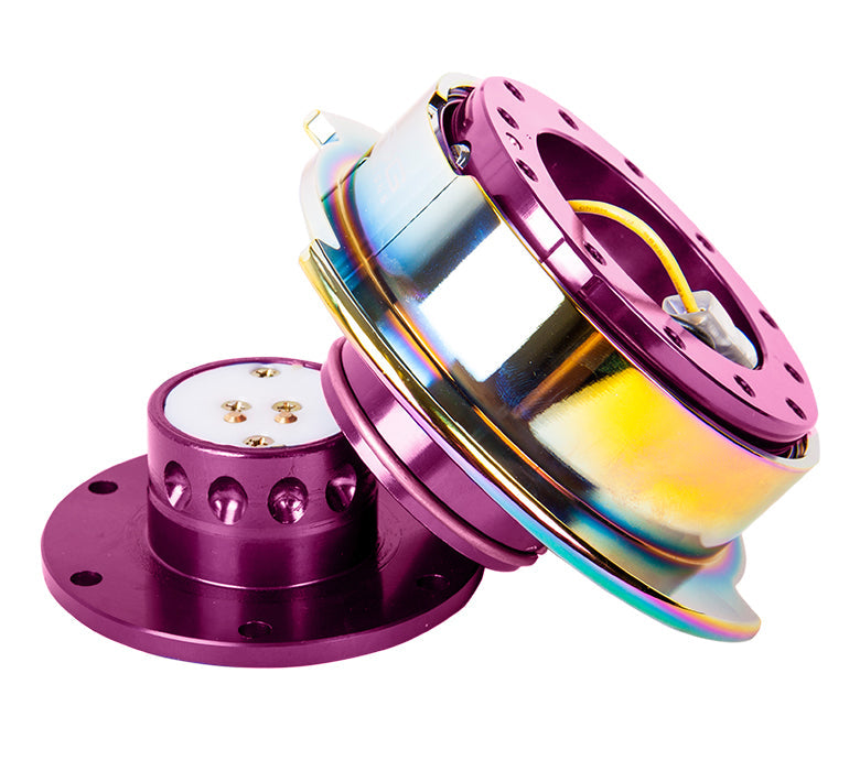 NRG Quick Release Gen 2.5 - Purple Body / Neochrome Ring - 0