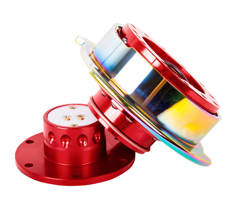 NRG Quick Release Gen 2.5 - Red Body / Neochrome Ring - 0