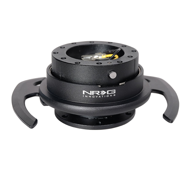 NRG Quick Release Kit Gen 4.0 - Black Body / Black Ring w/ Handles - 0