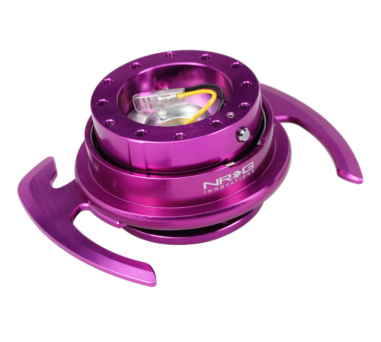 NRG Quick Release Kit Gen 4.0 - Purple Body / Purple Ring w/ Handles