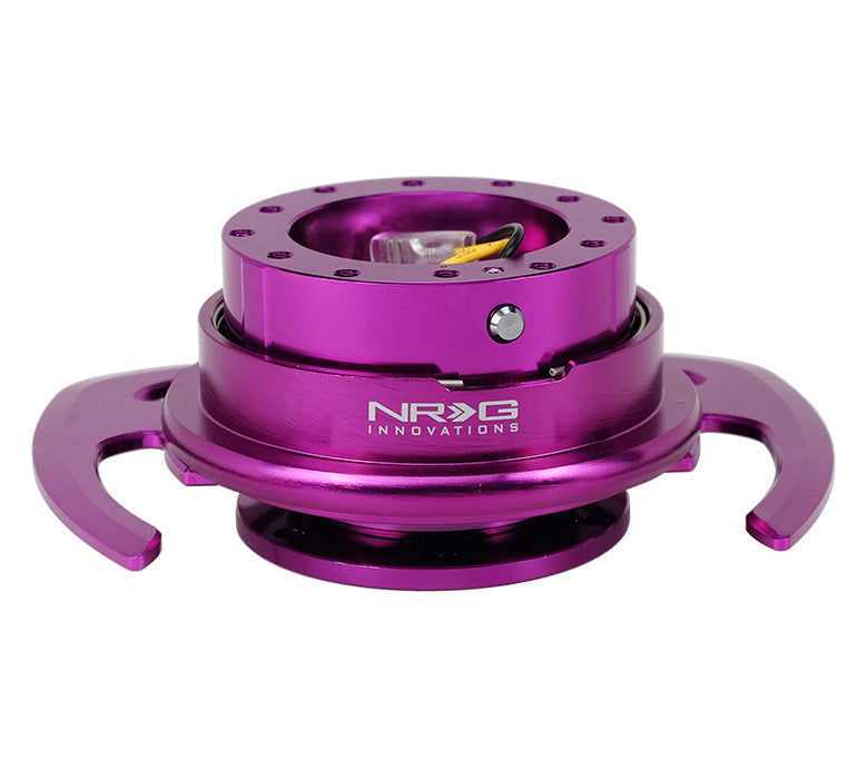 NRG Quick Release Kit Gen 4.0 - Purple Body / Purple Ring w/ Handles - 0