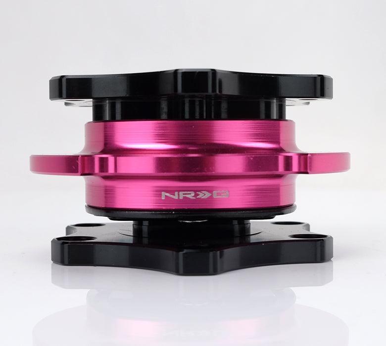 NRG Quick Release Gen 2.0 - Black Shinny Body / Pink Shinny Ring SFI Spec 42.1