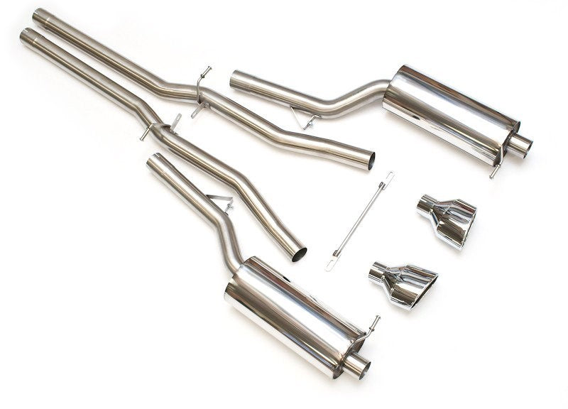 Milltek Cat Back Non Resonated Exhaust - Polished Oval Tips - RS6 C5 V8 Bi-Turbo Saloon & Avant