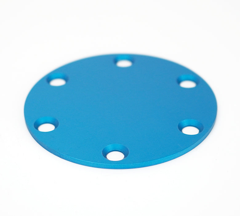 NRG Horn Delete Plate Laser Logo - Blue - 0