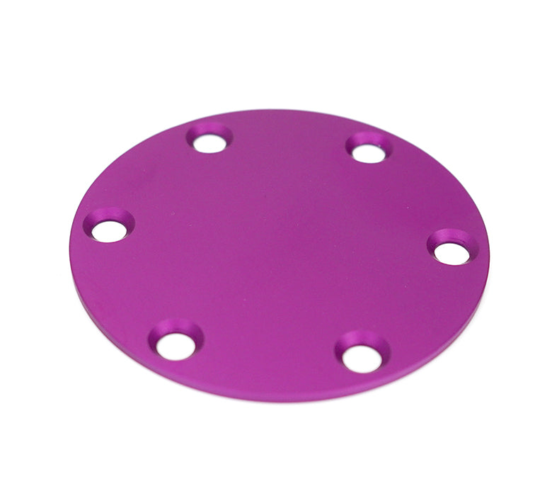 NRG Horn Delete Plate Laser Logo - Purple