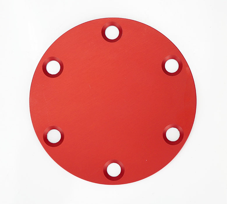 NRG Horn Delete Plate Laser Logo - Red