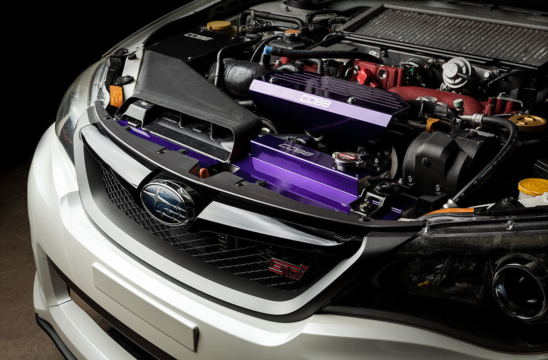 Limited Edition Royal Purple Subaru Radiator Shroud + Alternator Cover STI 2008-2014, WRX 2008-2014