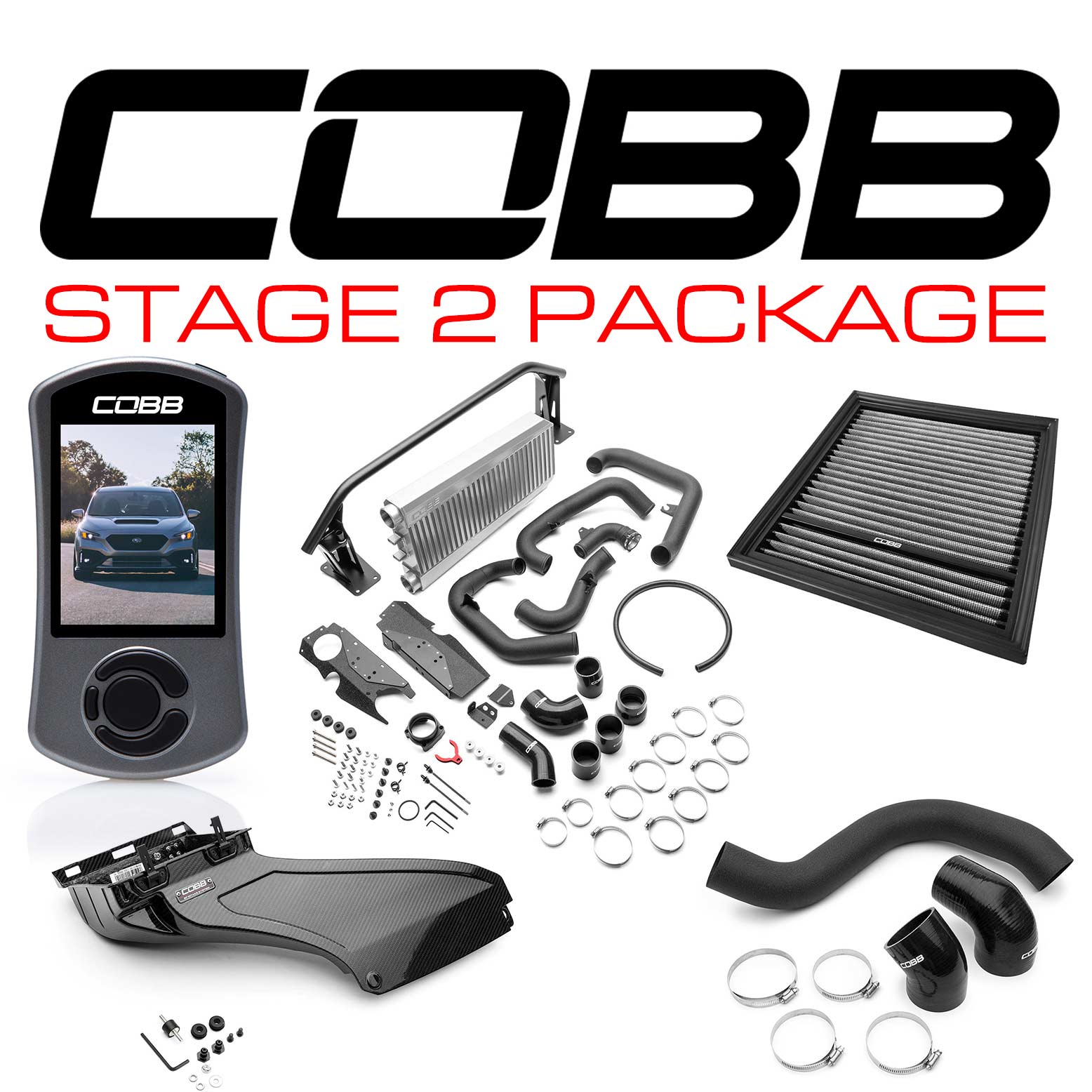 Subaru Stage 2 Power Package Silver (FMIC) WRX 2022-2024