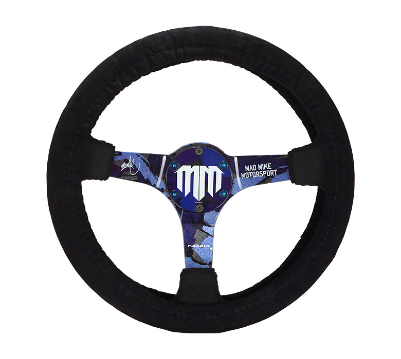 NRG Steering Wheel Cover- Stretch Fabric w/ NRG Logo