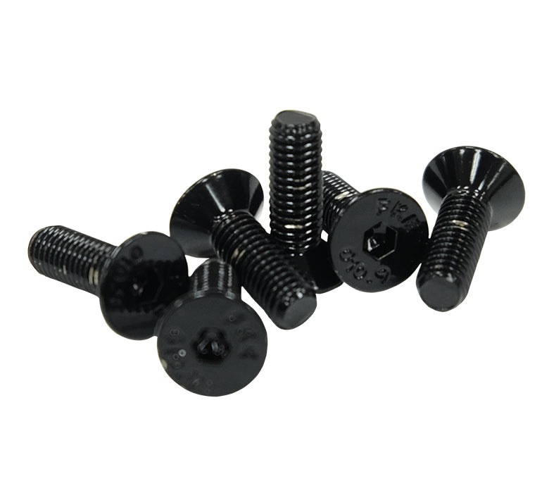 NRG Steering Wheel Screw Upgrade Kit (Flat) - Black