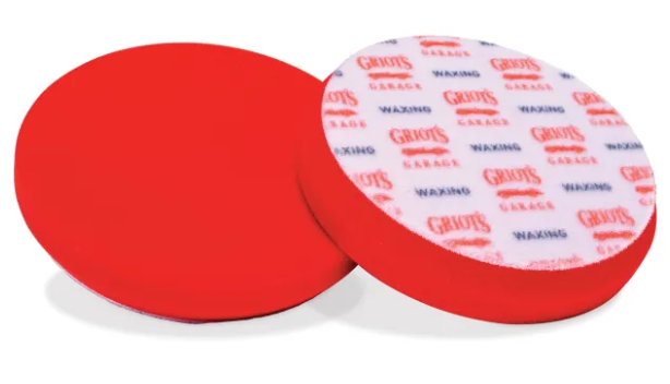 Griots Garage 3in Red Waxing Pads (Set of 3) (Comes in Case of 12 Units) - 0