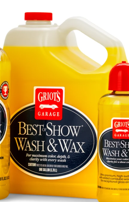 Griots Garage Best of Show Wash & Wax - 1 Gallon (Comes in Case of 4 Units)