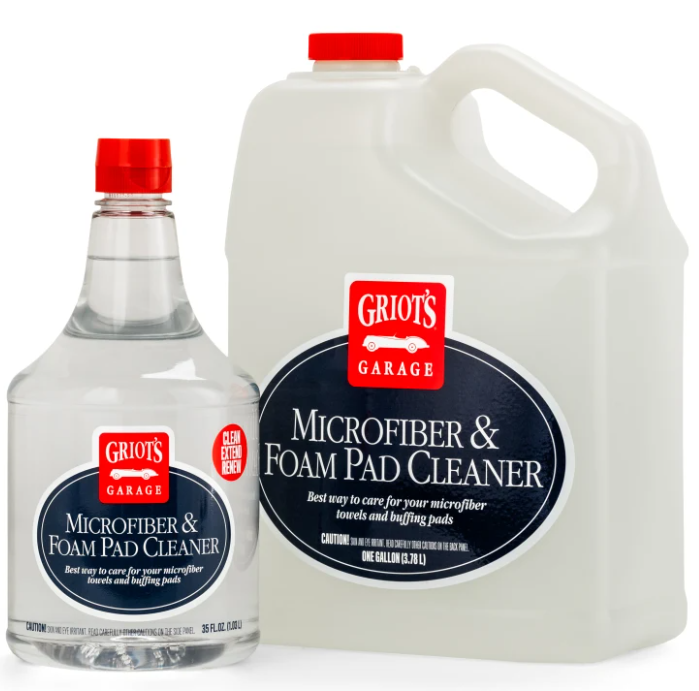 Griots Garage Microfiber and Foam Pad Cleaner - 1 Gallon (Comes in Case of 4 Units)