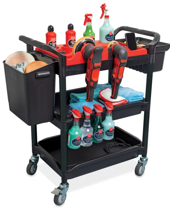 Griots Garage Ultimate Detailing Cart w/ Trays and Bins