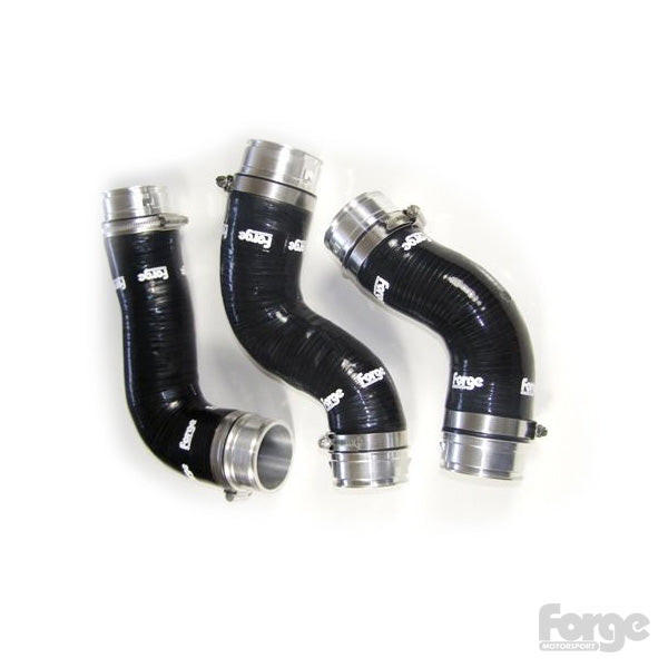 FORGE SILICONE BOOST HOSES FOR 140 TDI (3) FLOUROLINED