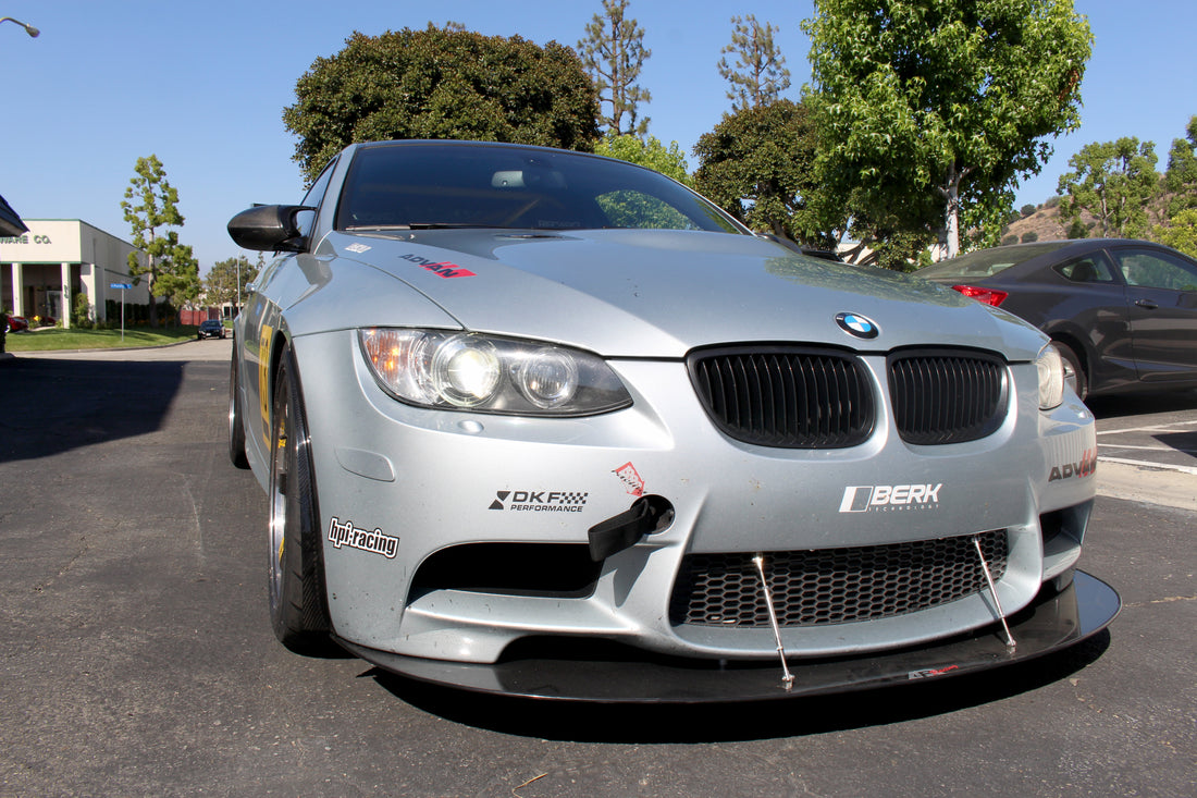 CARBON FIBER Carbon fiber Front bumper Spats BMW E9X M3 - 0