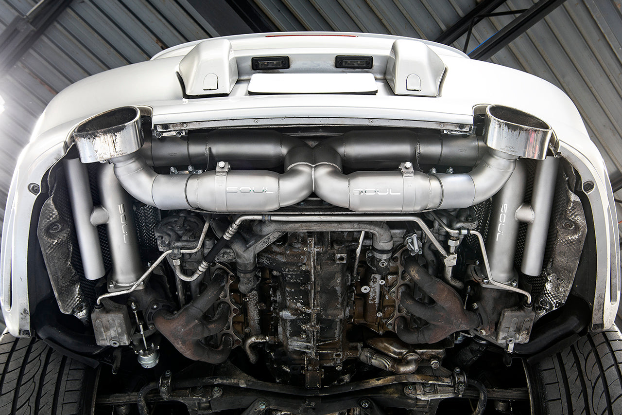 Porsche 996 Turbo Competition X-Pipe Exhaust System