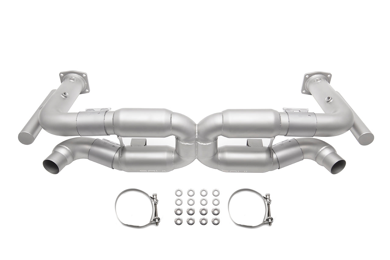 Porsche 996 Turbo Competition X-Pipe Exhaust System - 0