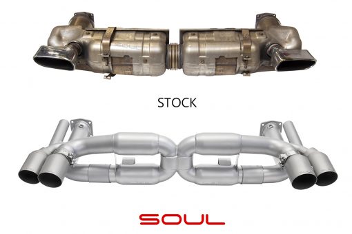 Porsche 997.1 Turbo Competition X-Pipe Exhaust System