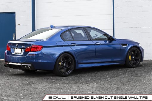 BMW F10 M5 Resonated Muffler Bypass Exhaust