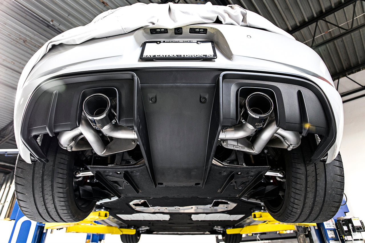 Porsche 718 GT4 / Spyder / GTS Cayman Valved Exhaust System