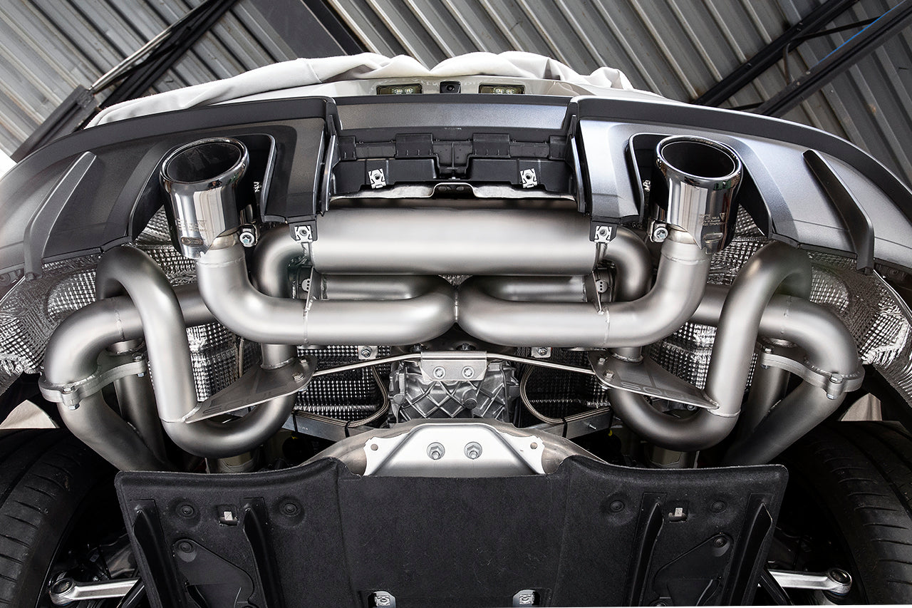 Porsche 718 GT4 / Spyder / GTS Cayman Valved Exhaust System