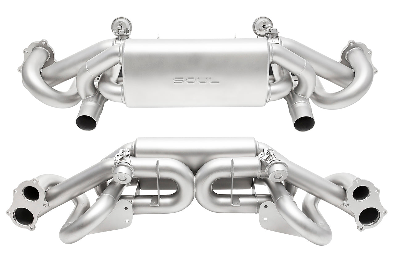 Porsche 718 GT4 / Spyder / GTS Cayman Valved Exhaust System