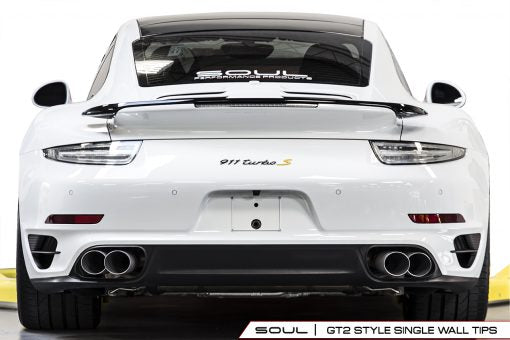 Porsche 991 Turbo Competition X-Pipe Exhaust System