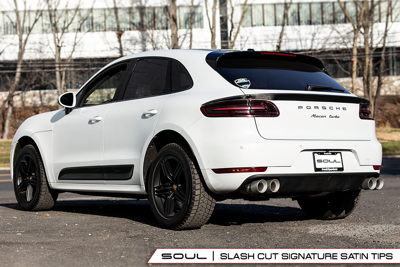 Porsche Macan S / GTS / Turbo SOUL Resonated Muffler Bypass Exhaust