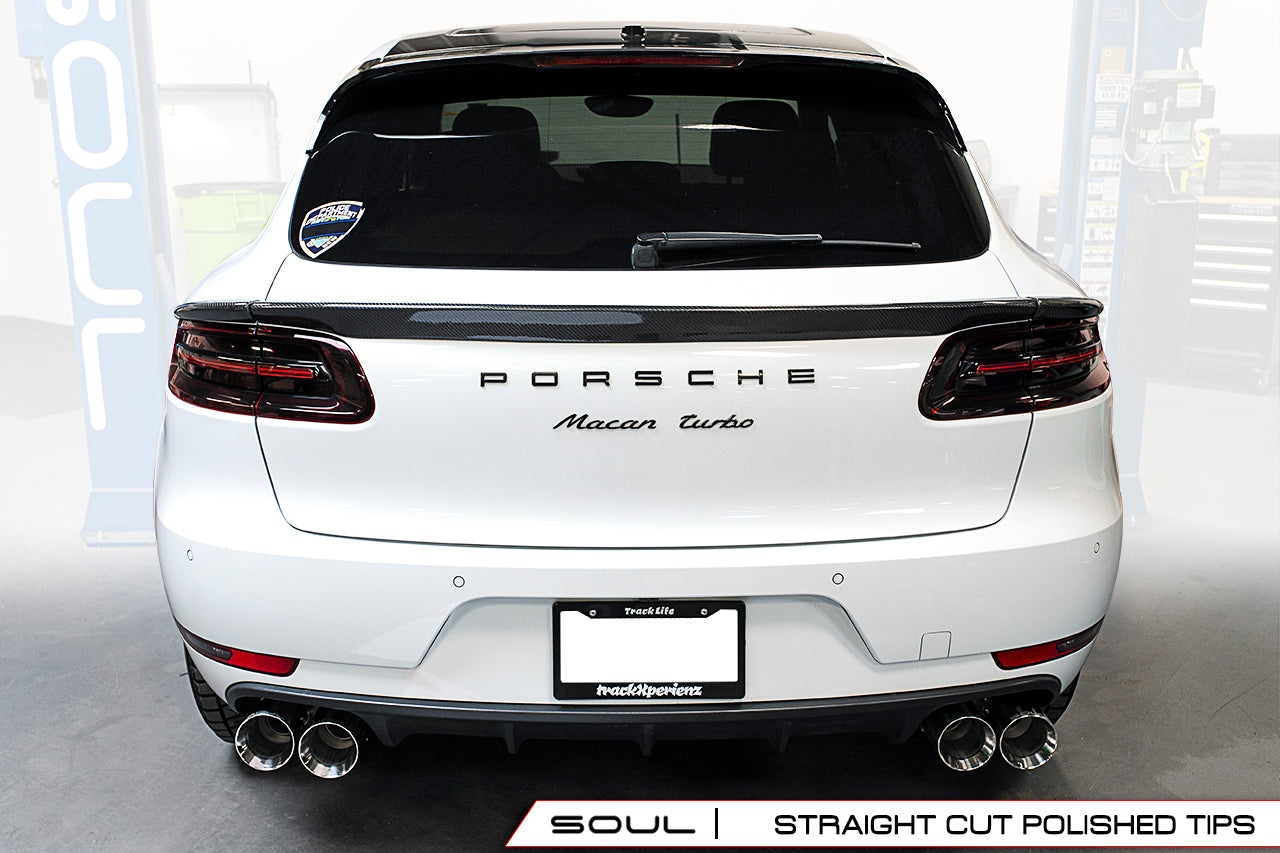 Porsche Macan S / GTS / Turbo SOUL Resonated Muffler Bypass Exhaust