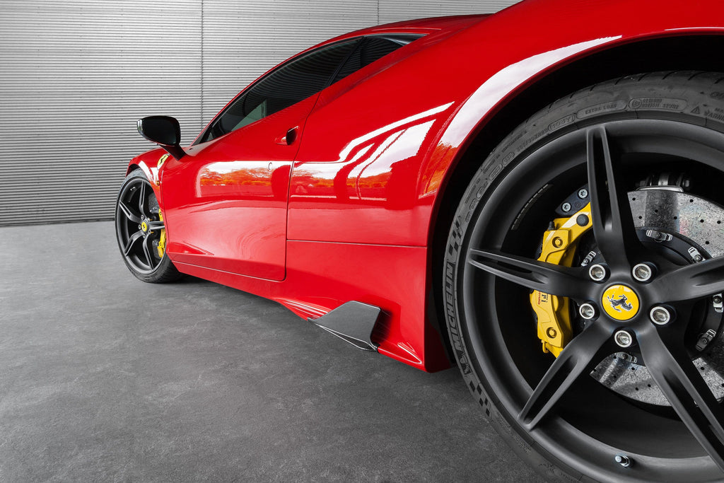 Ferrari 458 Speciale Carbon Side Fins (Matte)