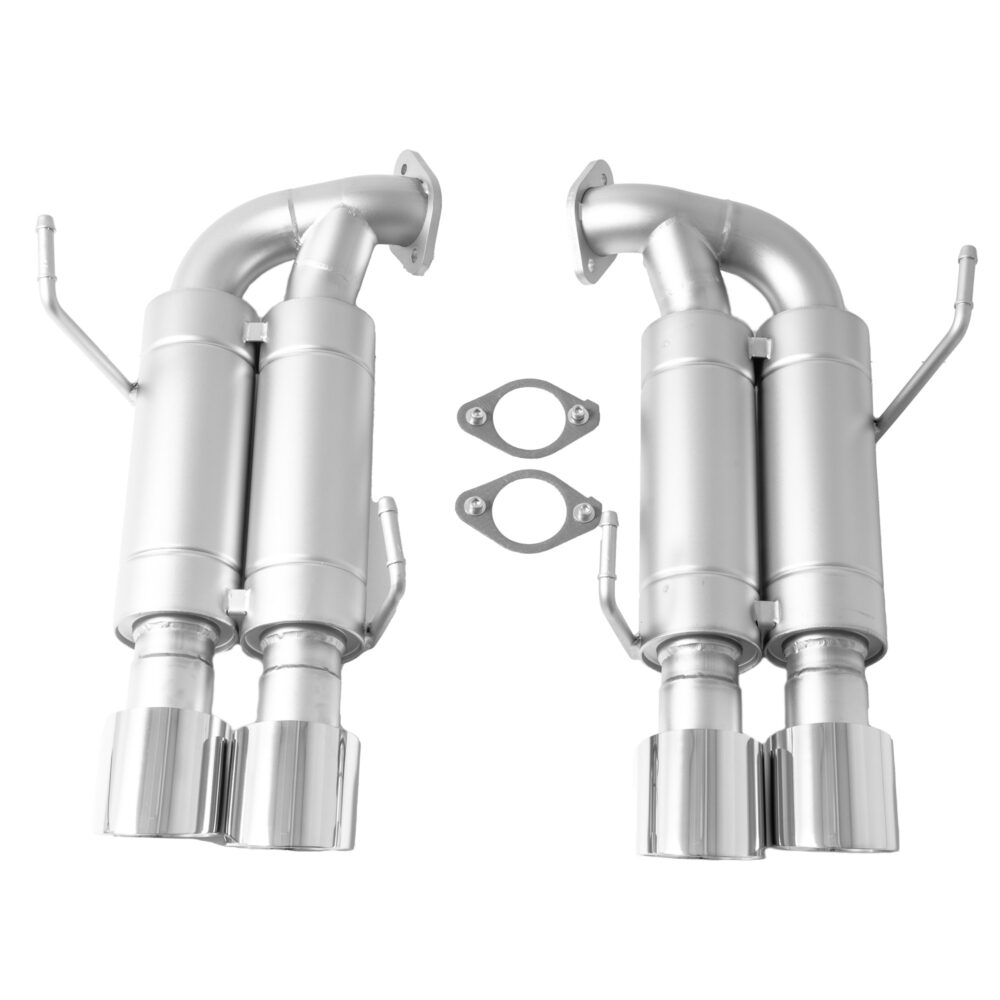 CP-e Austenite Exhaust / Subaru WRX '15- . Axle Back . Dual Muffler . Black Tips