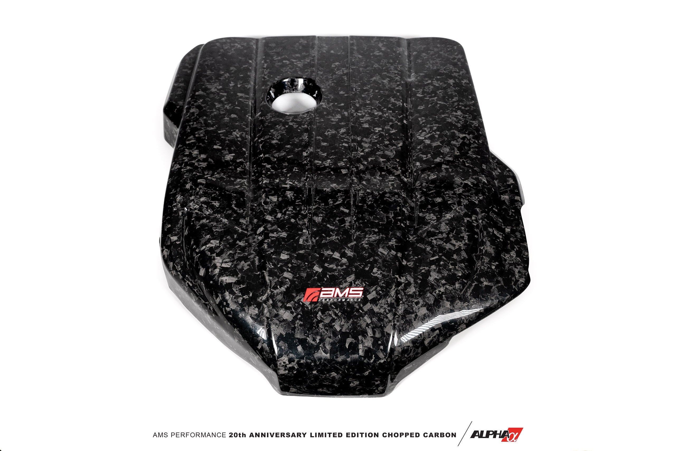 AMS Performance Toyota GR Supra Chopped Carbon Fiber Engine Cover – 20th Anniversary Limited Edition