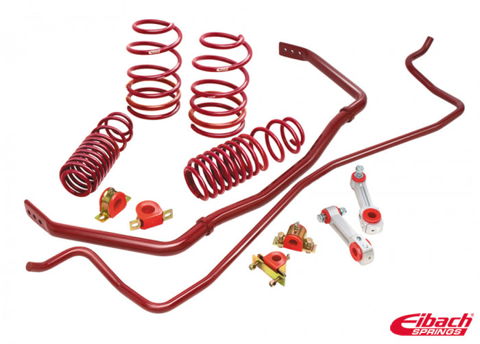 Eibach Sport Plus Kit for 05-09 Ford Mustang Conv/Coupe S197 6cyl (Adj Sway Bar - Front & Rear)